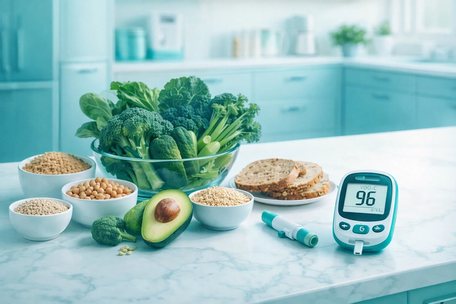 نظام غذائي صحي لمرضى السكري